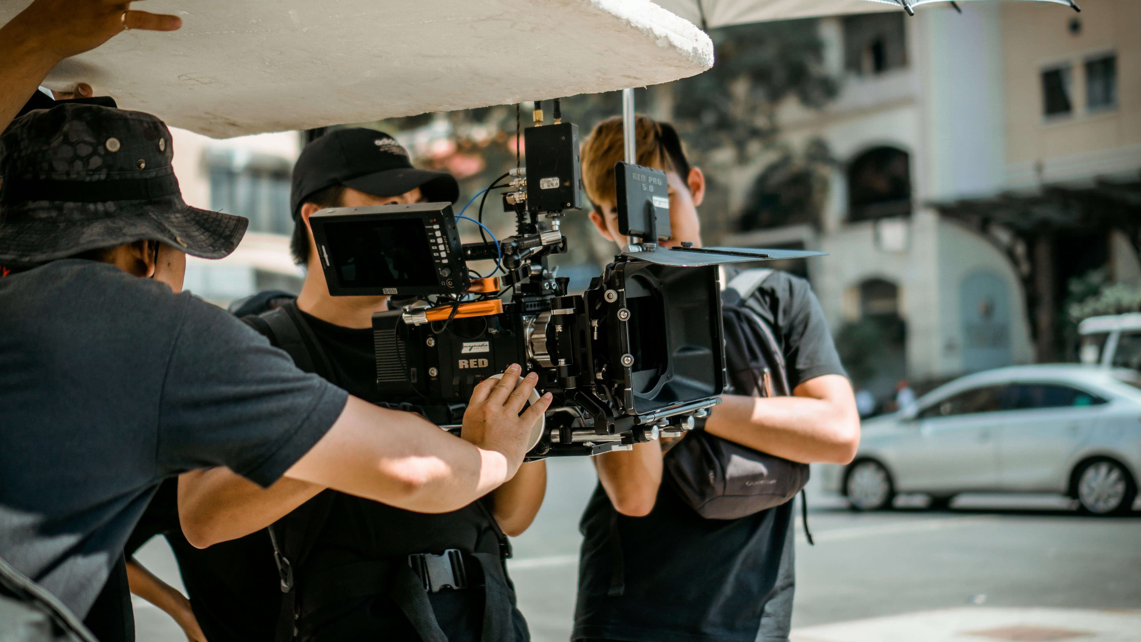 Video production on set